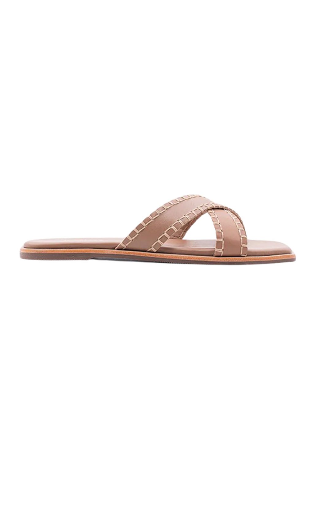  Kaanas Leather criss cross sandals Larimar crisscross sandal honey