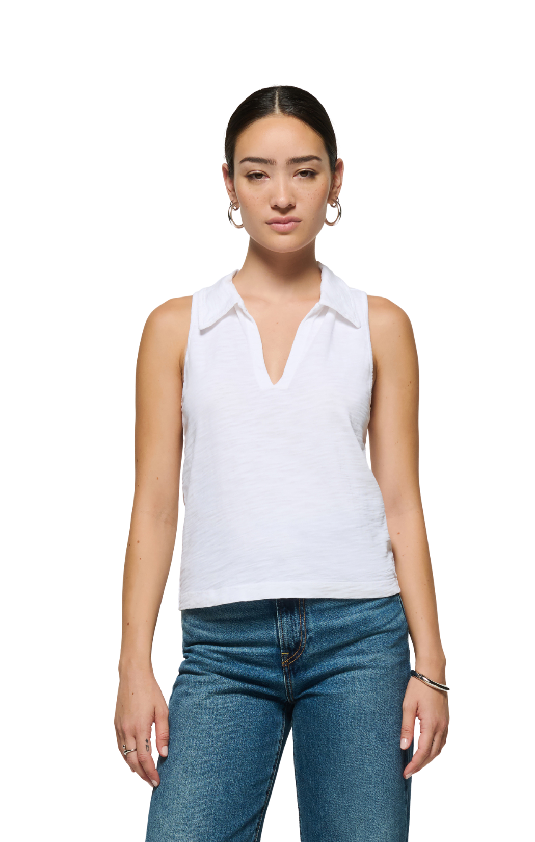 Roberta Collared Tank