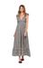 heartloom prima dress printed ruffle sleeve sleeveless v-neck maxi 