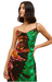 marie oliver ambry jewel tone slip dress midi printed spaghetti strap v-neck