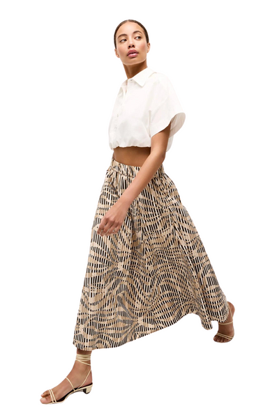 marie oliver printed sasha maxi skirt 