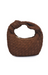 autumn chocolate handbag moda luxe woven suede brown