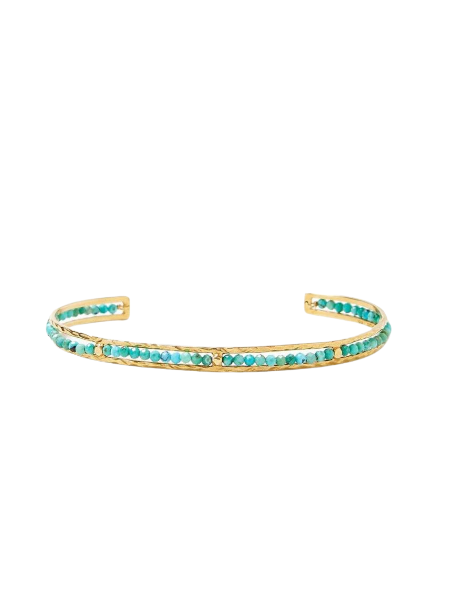 sedona beaded cuff chan luu gold turquoise