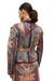 martina convertible quilted jacket vest printed marie oliver sash