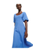 Nation LTD Narda Dress ballon sleeves linen blue 