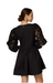 black nikkita nikita mini dress long sleeve lace sleeves cleobella holiday 