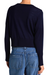 saint art elodie layered crewneck knit sweater pullover wool staple sweater navy