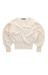 colorush prague balloon sweater cream off white long sleeve ribbed 