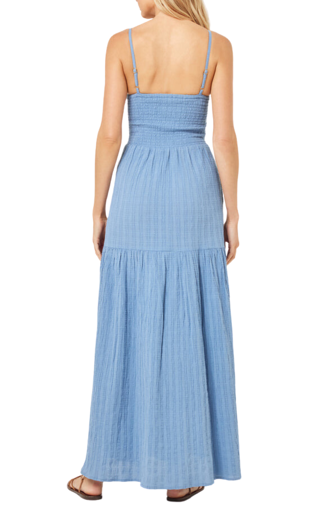 mallorca dress baltic blue lspace l space maxi 