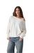 color rush cashmere yangon boat neck sweater knit off the shoulder cream