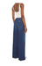 Mother Drawn undercover prep sneak jeans denim high-rise wide leg with a drawstring waist, side-slit pockets and a long 32-inch inseam with a clean hem