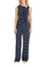 rebecca taylor navy hazy dot print pant wide leg