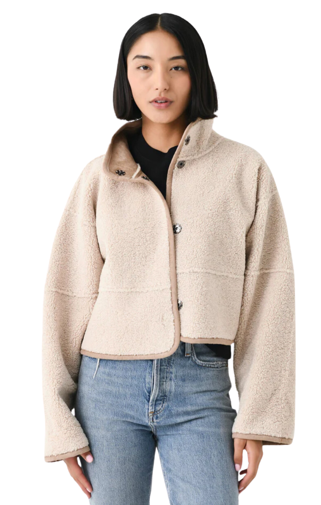 velvet reversible kelly jacket cozy sherpa