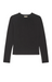 nation ltd alejandra crewneck long sleeve t-shirt tee black 