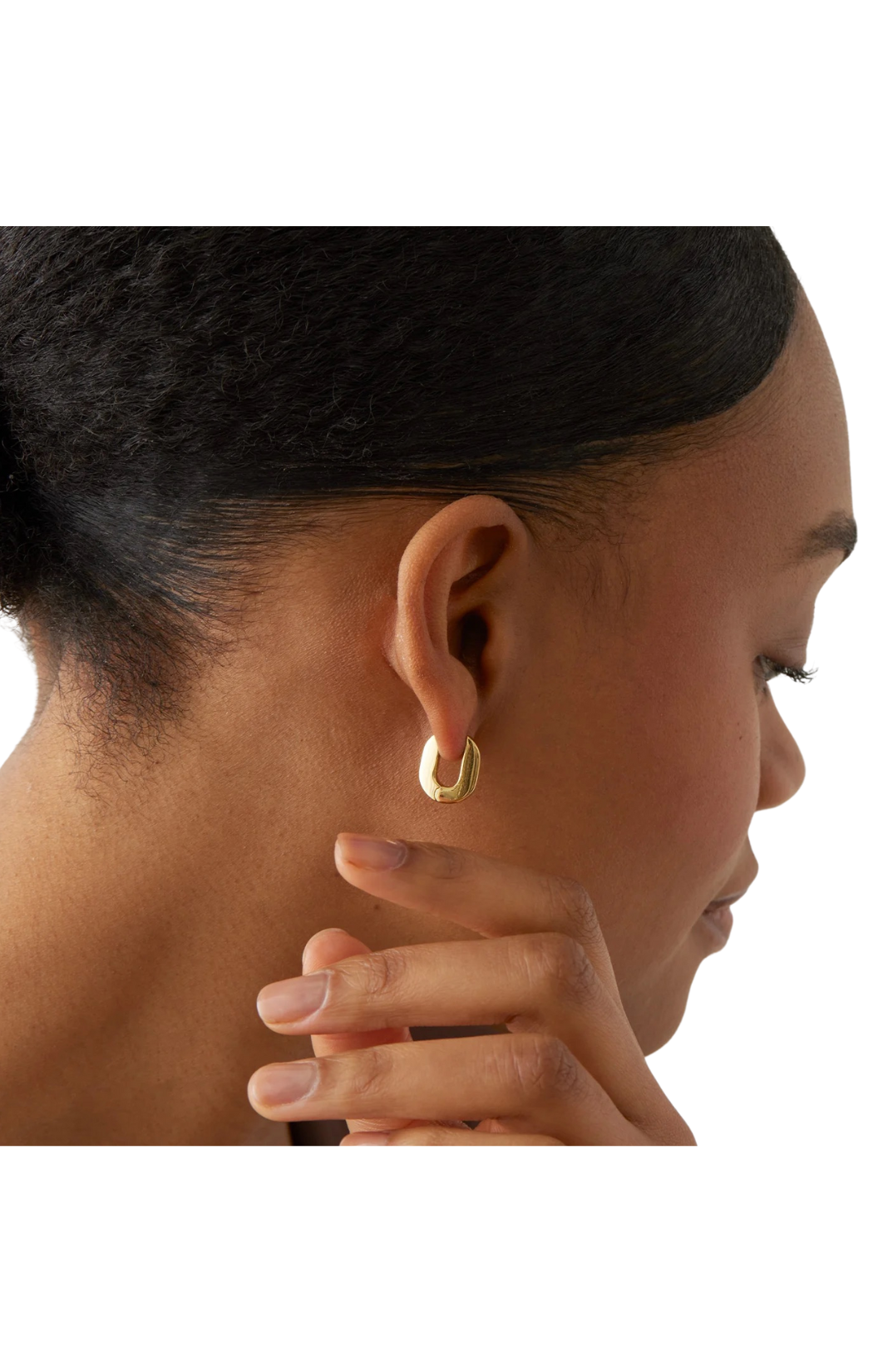 Teeni Toni gold ear  huggies Jenny Bird earrings