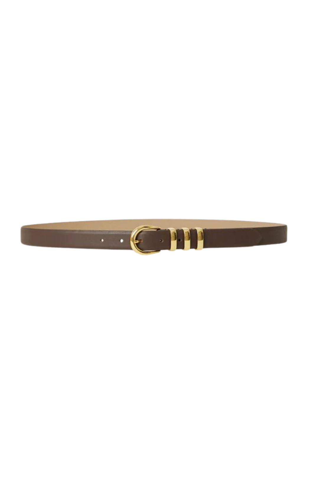 b-low the belt kad belt brown and gold leather