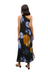 printed one shoulder dress pleated marie oliver jae dress maxi silk side pockets