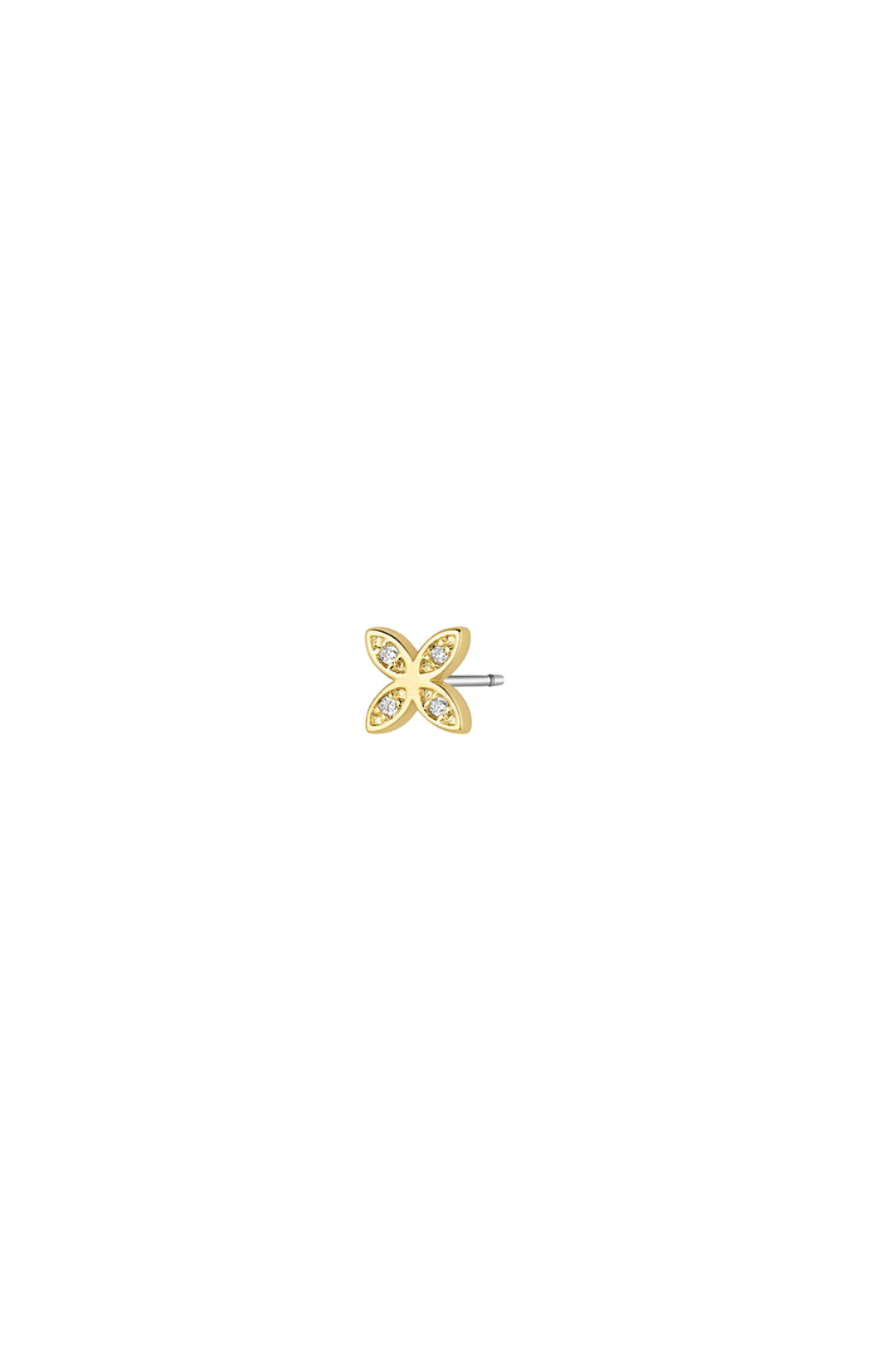 gorjana flower charm stud