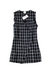 sundays windowpane black white tweed mini dress sleeveless lyra v-neck