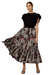 printed elastic smocked waist ankle skirt  cleobella keisha castello thanksgiving